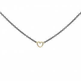 Rue des Mille Girocollo Cuore Forato - ORO18KT