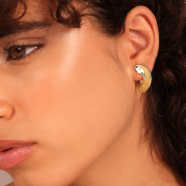 Etrusca Orecchini Lobo Semicerchio