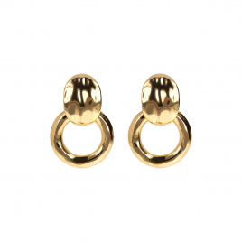 Etrusca Orecchini Pendenti con Cerchio