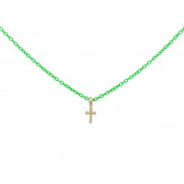 Rue des Mille Girocollo Croce - ORO18KT