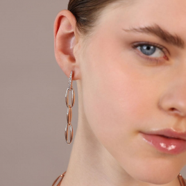 Bronzallure Orecchini Maglia Marquise