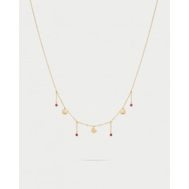 Rue des Mille Girocollo 3 Mini Cuori e Punti Luce