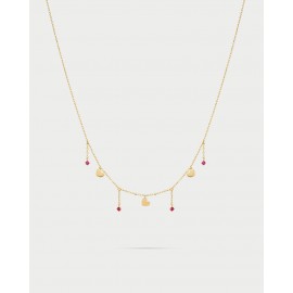 Rue des Mille Girocollo 3 Mini Cuori e Punti Luce